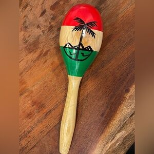 Colorful Palm Tree Maraca Baby Toy or Party Shaker